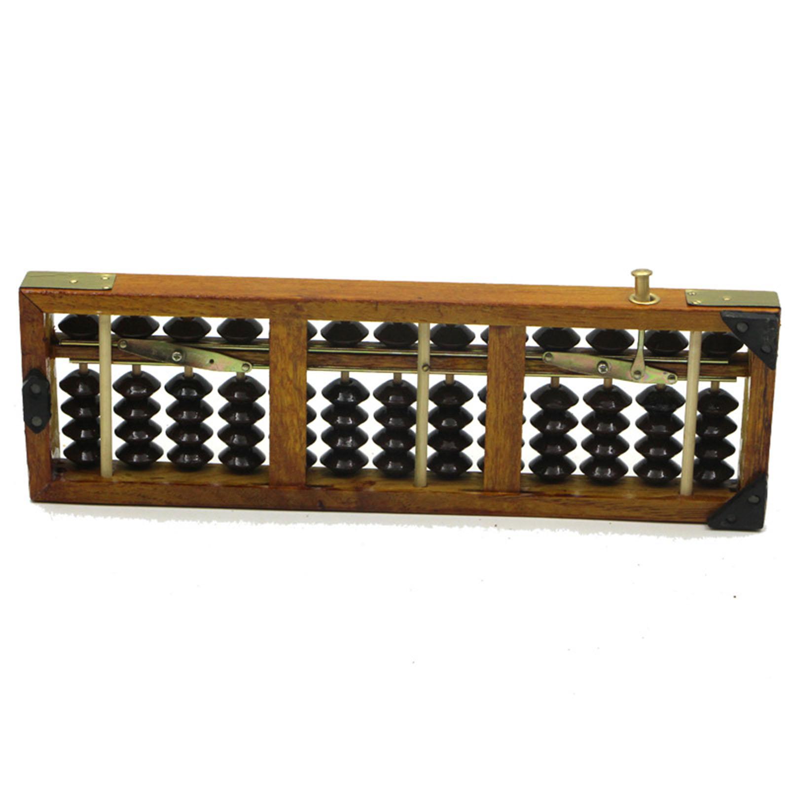 Abacus Counting Bead - 木製アバコ 子供用 13桁計算計算機 数学学習 モンテッソーリ教育用ビーズツール
