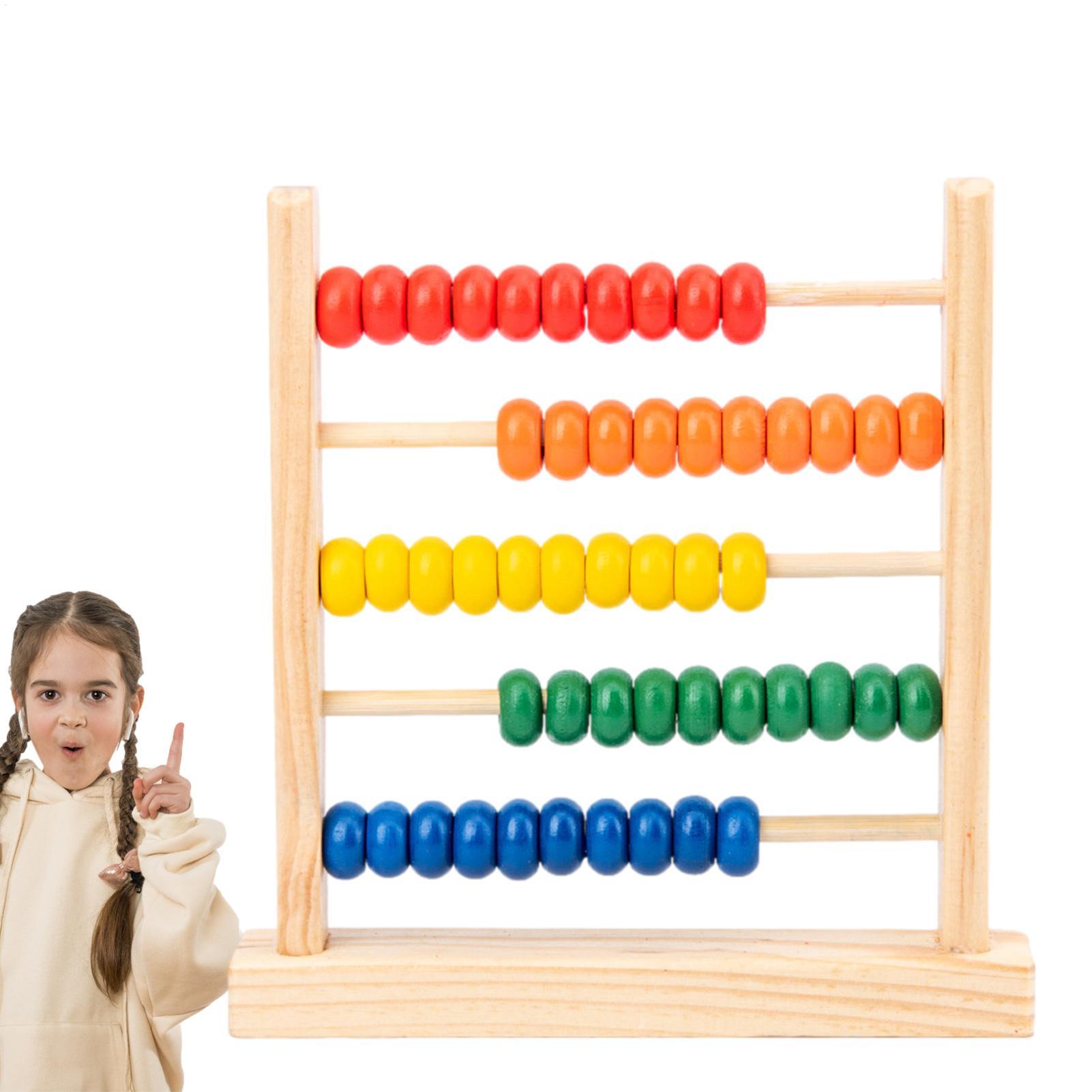木製フレームそろばんおもちゃカウントそろばんゲーム教材教育カ - Abacus Counting Bead のレビューと価格
