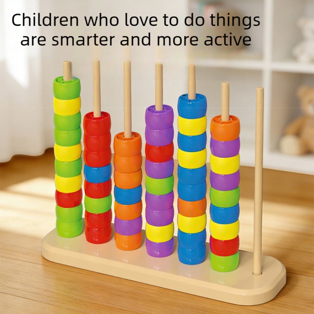 ビーズマッチング子供用パズルおもちゃ-数学カウントスタンドS - Abacus Counting Bead のレビューと価格