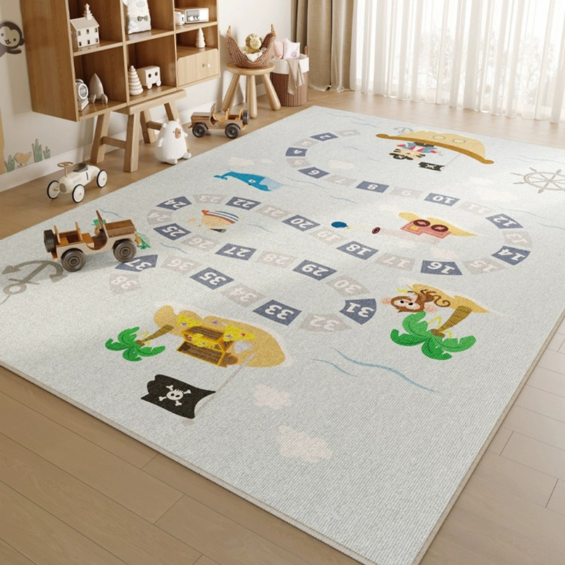 カーペットリビングルーム子供部屋クロールプレイマットかわいい - Kids Education Room のレビューと価格