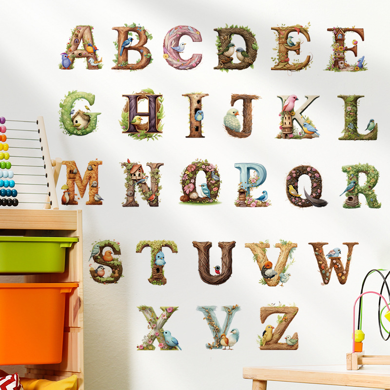 子供のためのビニール壁のステッカー,かわいい,壁のアルファベ - Abc Kids Early Education のレビューと価格