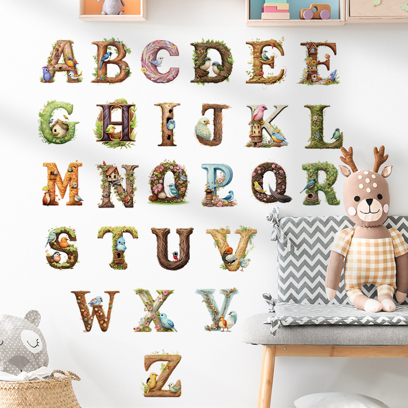 子供のためのビニール壁のステッカー,かわいい,壁のアルファベ - Abc Kids Early Education のレビューと価格