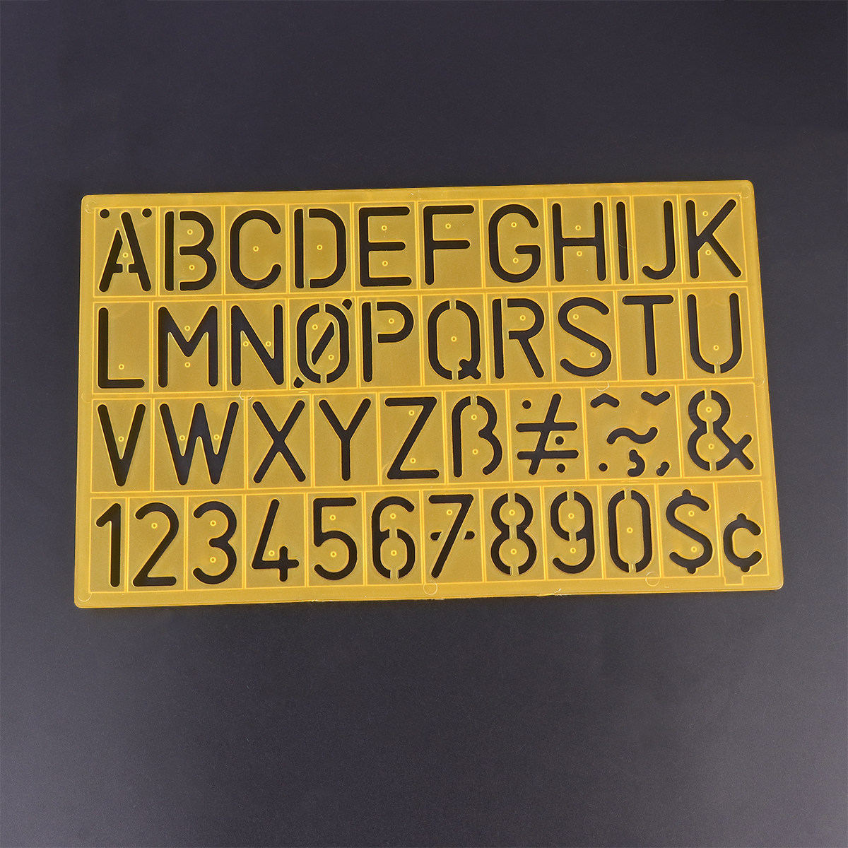 4 個のプラスチック落書き定規アルファベット数字記号テンプレ - Kids Education Alphabet Numbers のレビューと価格