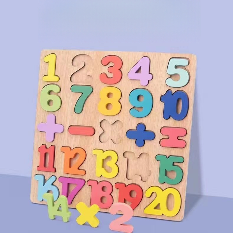 木製アルファベットパズルボード番号木製パズル幼児向け教育玩具 - Kids Education Alphabet Numbers のレビューと価格