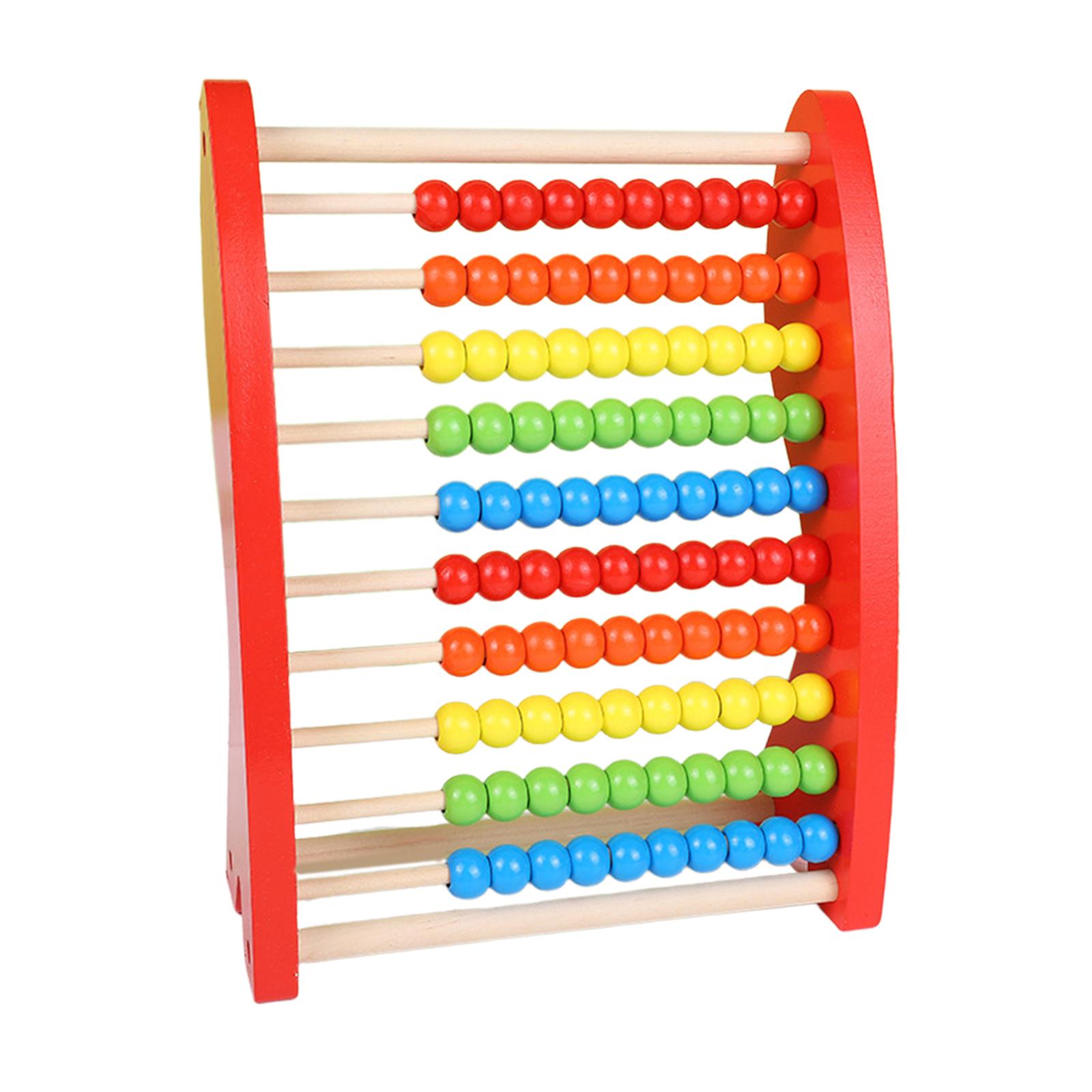 子供用そろばん 木製そろばんフレーム 数珠フレーム モンテッ - Abacus Counting Bead のレビューと価格