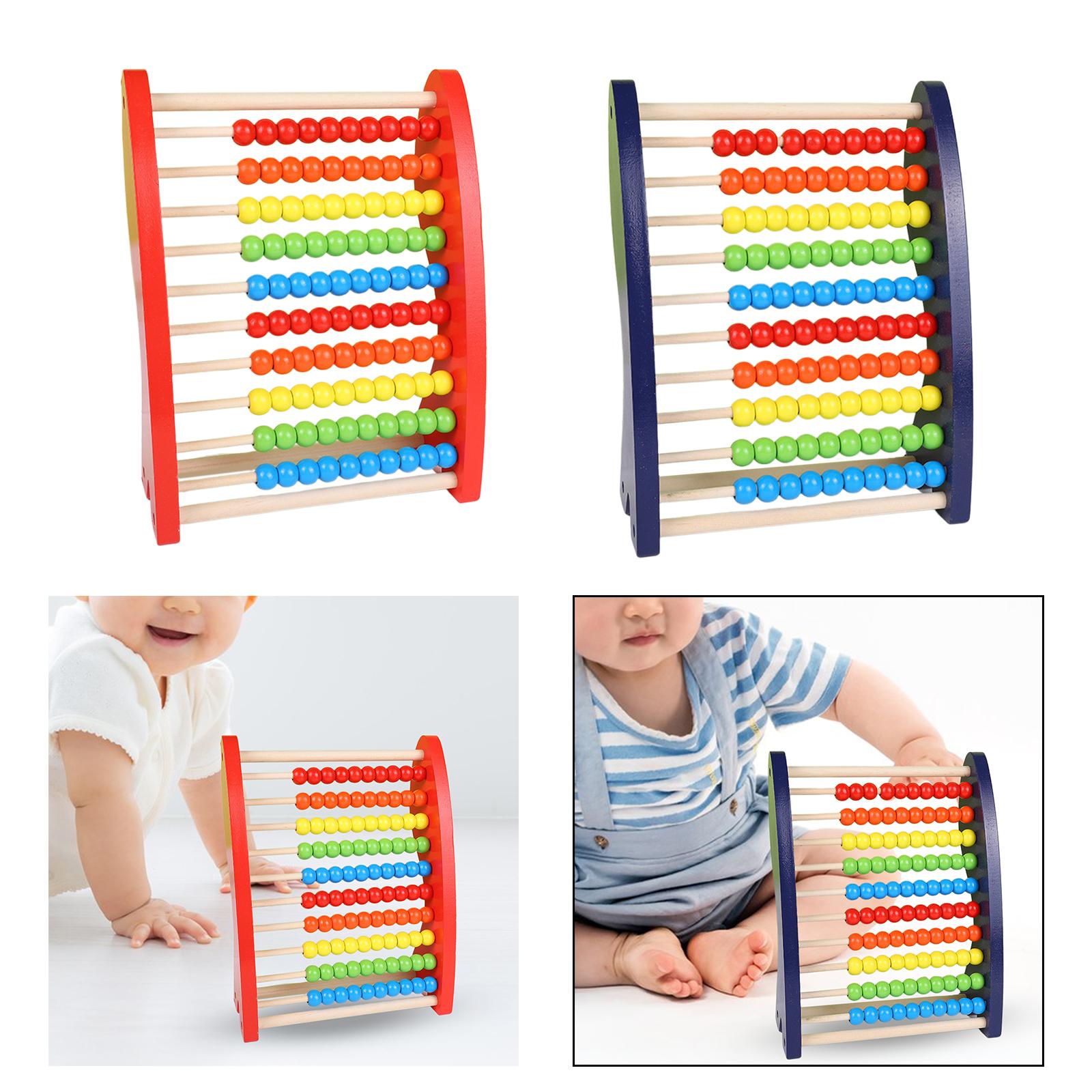 子供用そろばん 木製そろばんフレーム 数珠フレーム モンテッ - Abacus Counting Bead のレビューと価格