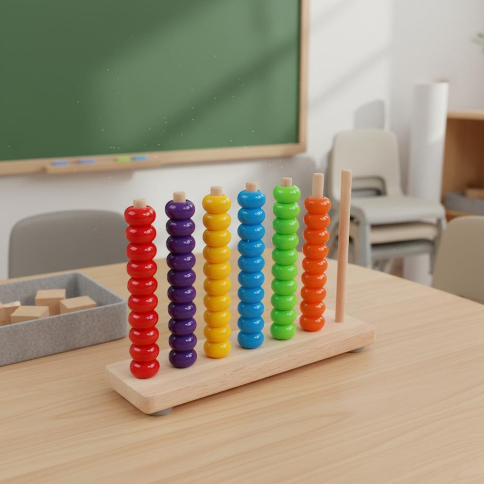 色分けそろばん 早期学習ビーズカウントフレーム 木製ビーズ数 - Abacus Counting Bead のレビューと価格