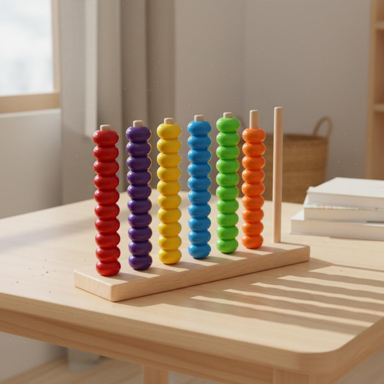 色分けそろばん 早期学習ビーズカウントフレーム 木製ビーズ数 - Abacus Counting Bead のレビューと価格