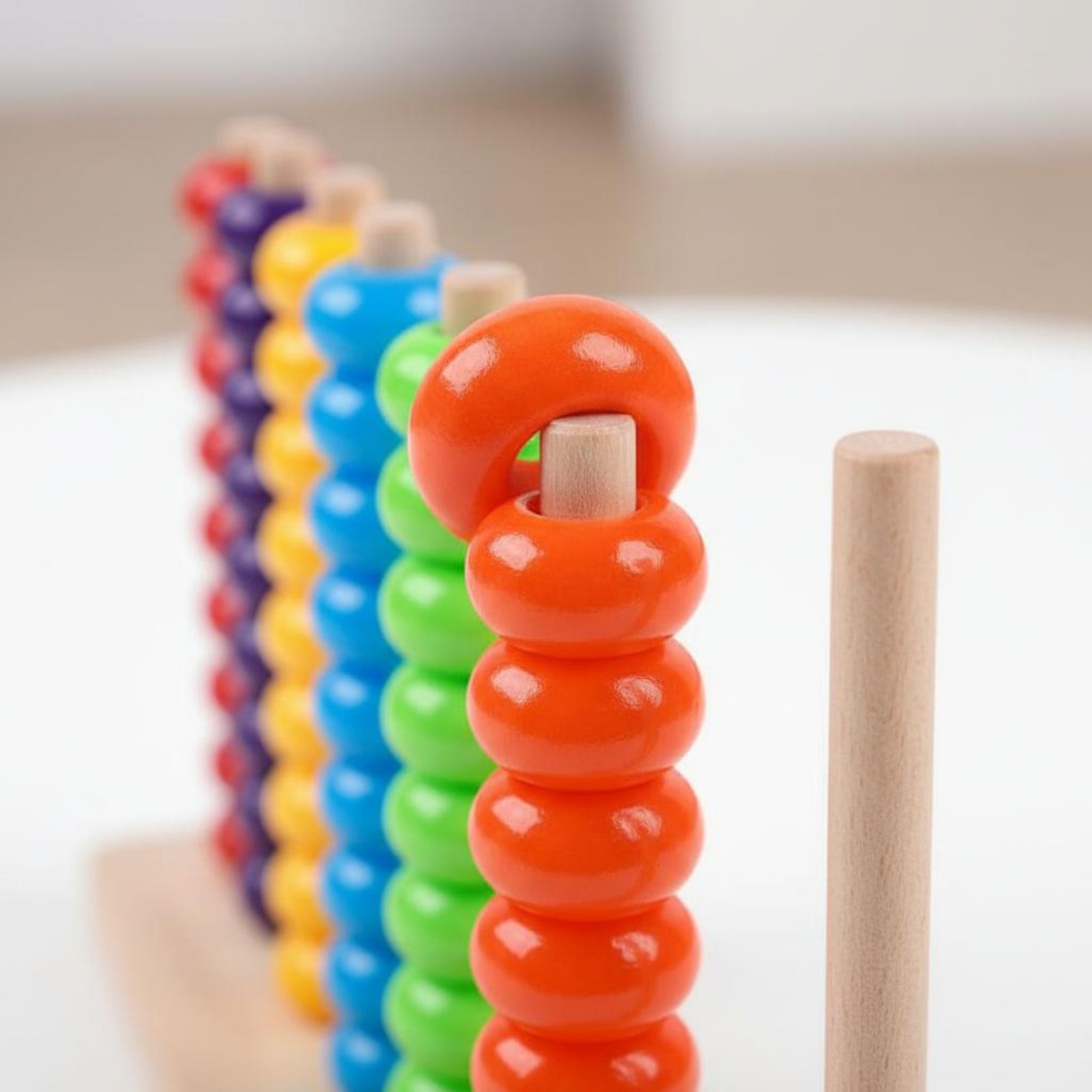 色分けそろばん 早期学習ビーズカウントフレーム 木製ビーズ数 - Abacus Counting Bead のレビューと価格