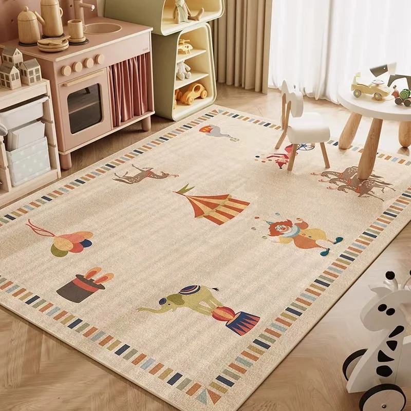 かわいい水玉模様のプレイカーペット、子供用ソフトプレイマット - Kids Education Room のレビューと価格