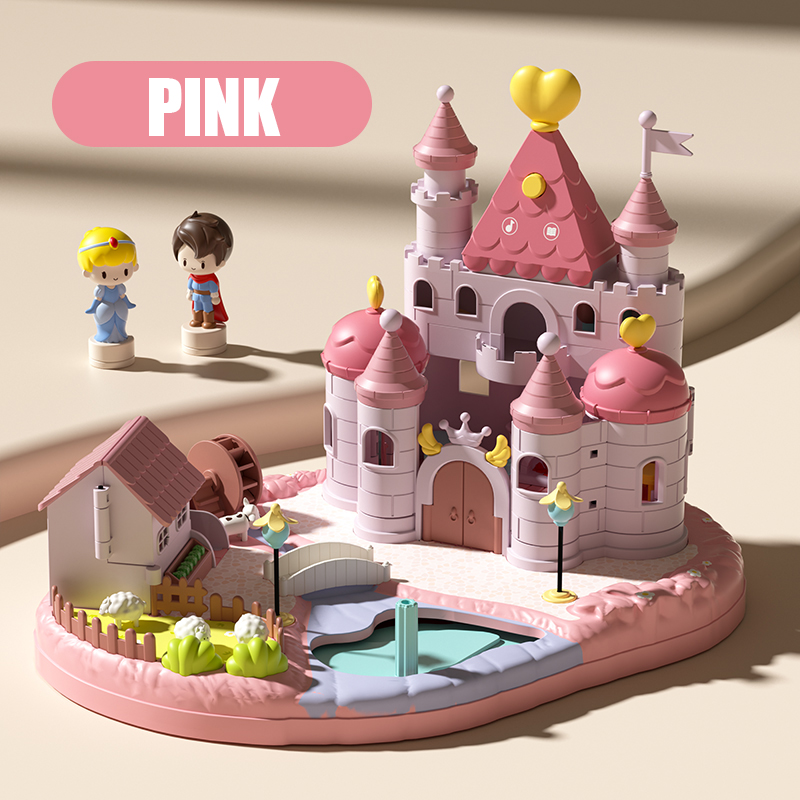 プレイハウスセットプリンセスドリームキャッスル磁気ビルディン - Kids Education Room のレビューと価格